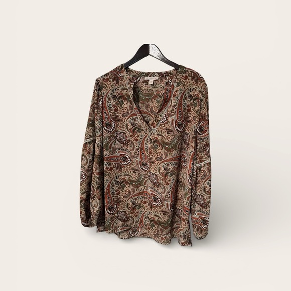 CB Established 1962 Paisley Boho Blouse – Women’s 2X - Picture 2 of 5